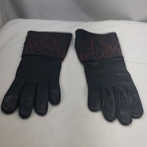 Harley Davidson Motorcycle Black Leather Gloves Men's Size XS